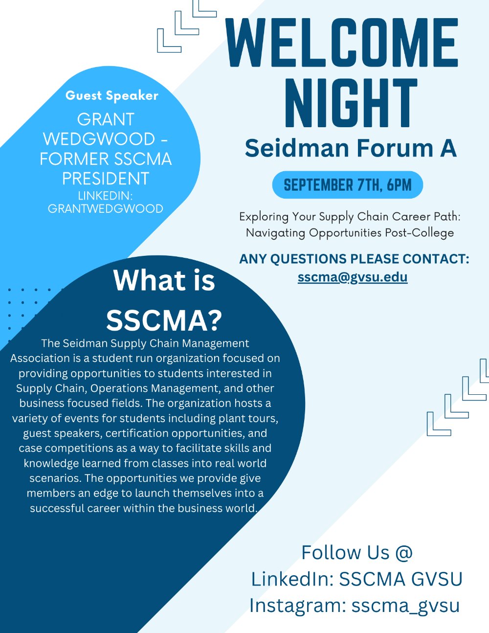 SSCMA Welcome Night