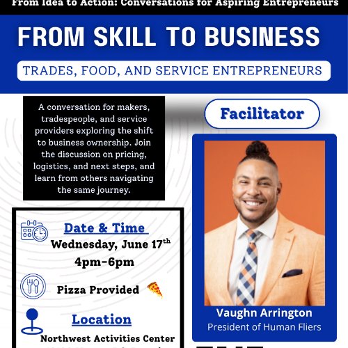 From Skill to Business event flyer