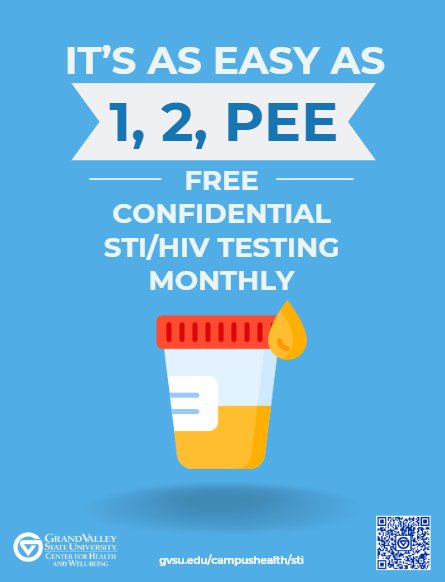 urine cup on a blue background