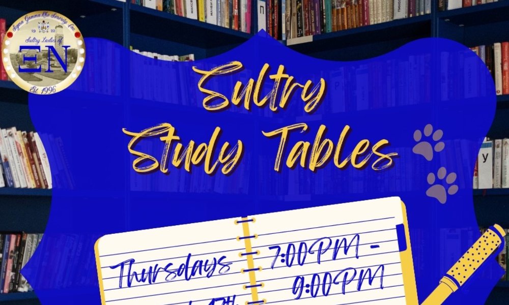 SGRHO Sultry Study Tables