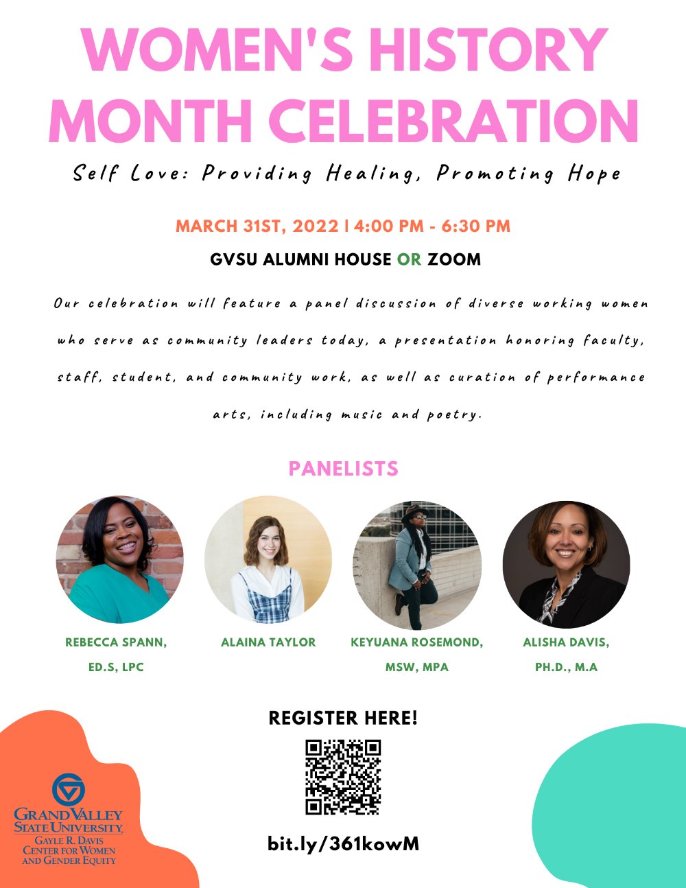 Women's History Month Celebration -Self- Love Journey Providing Healing, Promoting Hope