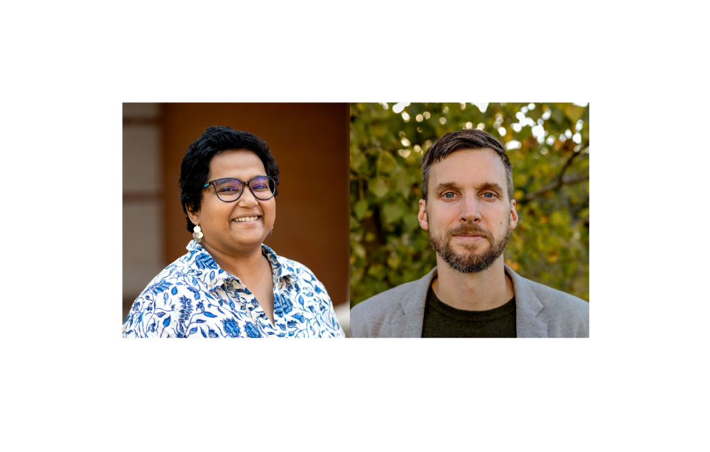 composite photo of Ramya Swayamprakash, left, and Steven Nathaniel