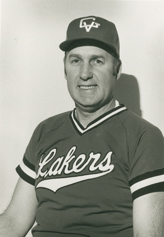 Phil Regan in Lakers baseball uniform and GV hat