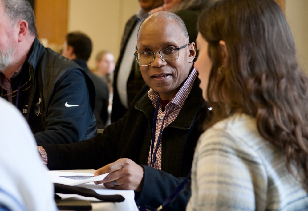 close up photo of two people seated
