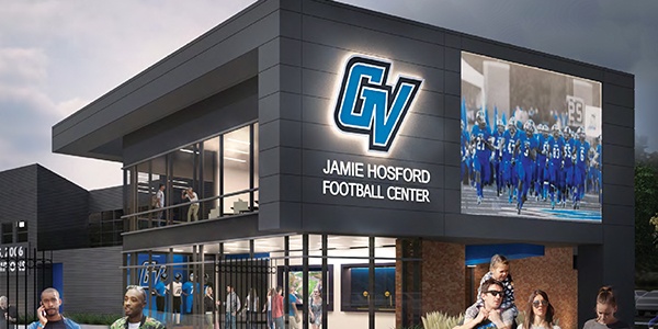Rendering of the Jamie Hosford Football Center