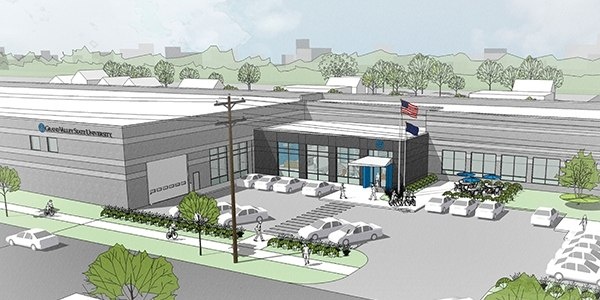 Rendering of the Innovation Design Center for Engineering