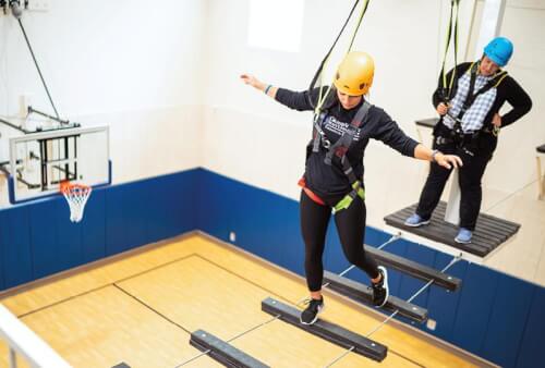 Read article Health students thrive with unique technology in Finkelstein Hall