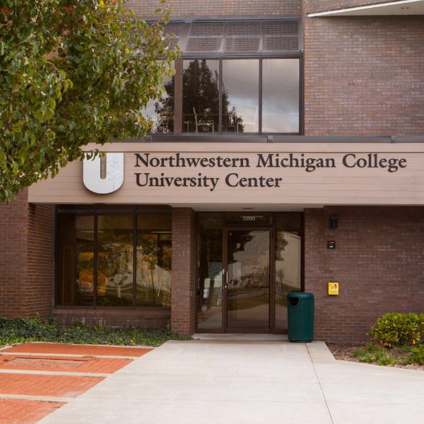 exterior photo of Northwestern Michigan College University Center