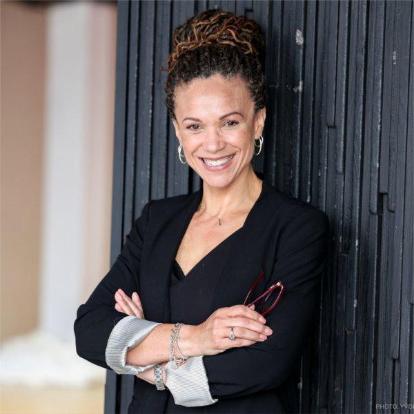 Melissa Harris-Perry standing with arms crossed