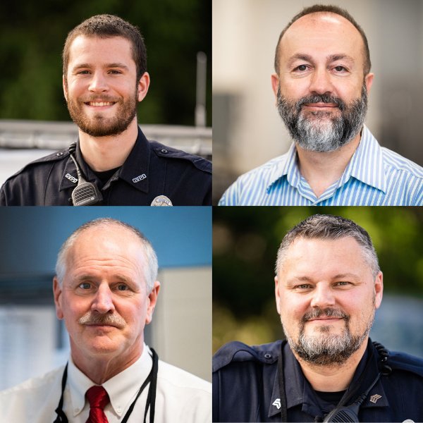 Four Grand Valley Police Department officers.