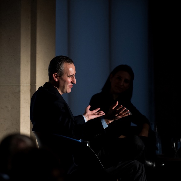 Tom Hill, CEO and board member of Marketlab speaking during a panel discussion