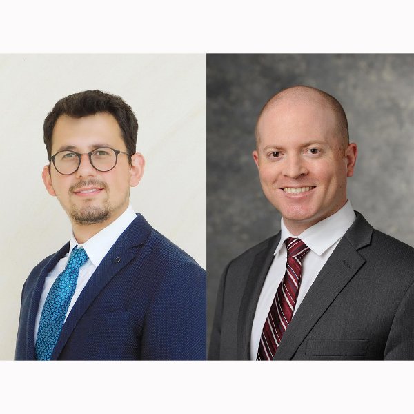 headshots of, left, Erkmen Aslim and Daniel Montanera