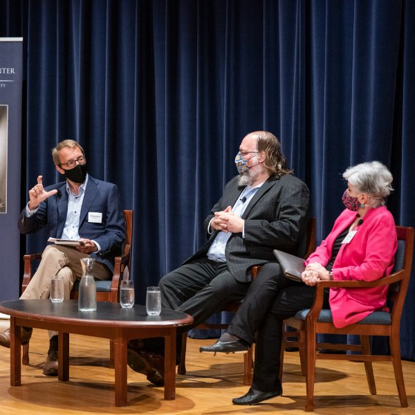 Panel of speakers discussing topic