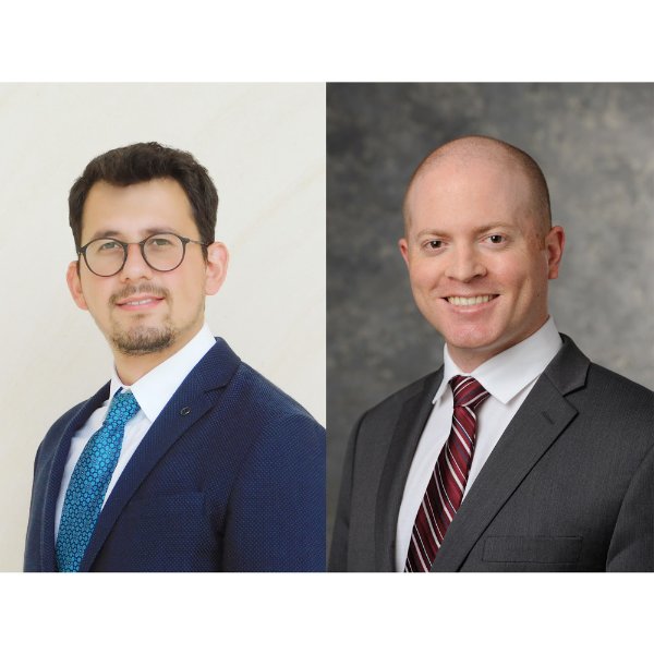 headshots of Erkmen Aslim and  Daniel Montanera