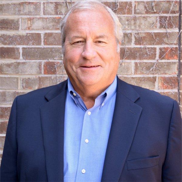 Steven Workman in blue blazer and blue shirt