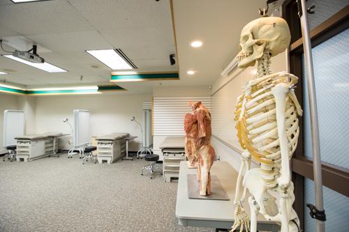 This lab at the Traverse City Regional Center may be empty now, but next fall will be full of physician assistant studies students and faculty members.