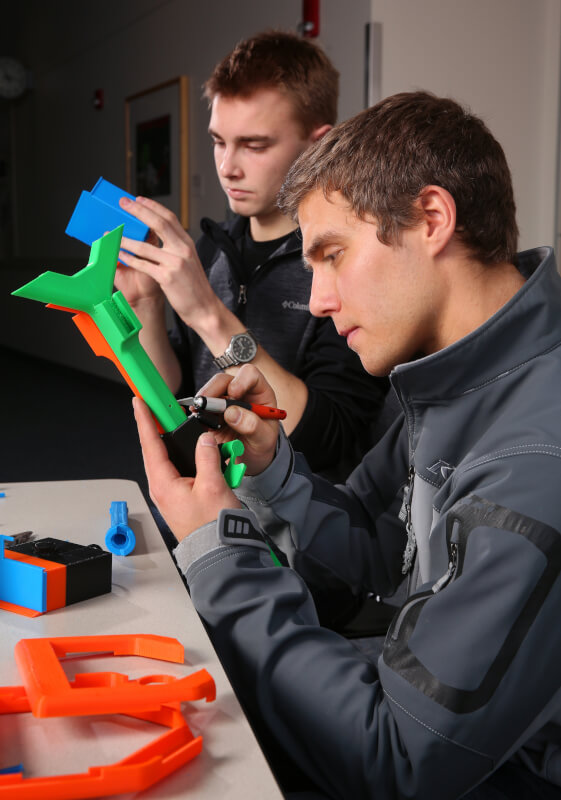 North Star team members Nate Kyburz and Dan Scheske. 