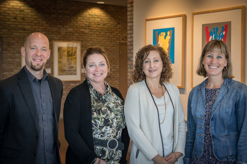 From left: Kevin Holohan, Monica Harris, Paula Lancaster, Erica Hamilton