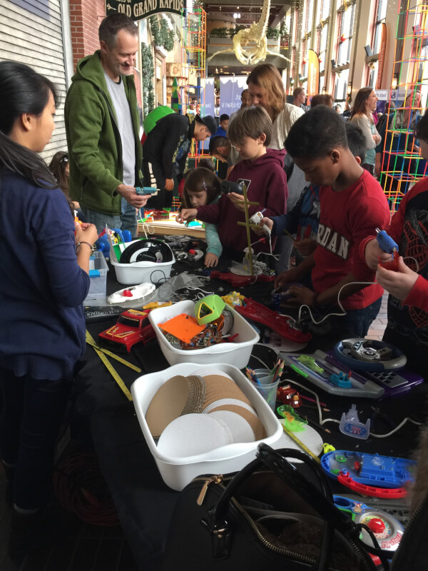 Children took part in a similar STEM-focused event at the museum in 2016