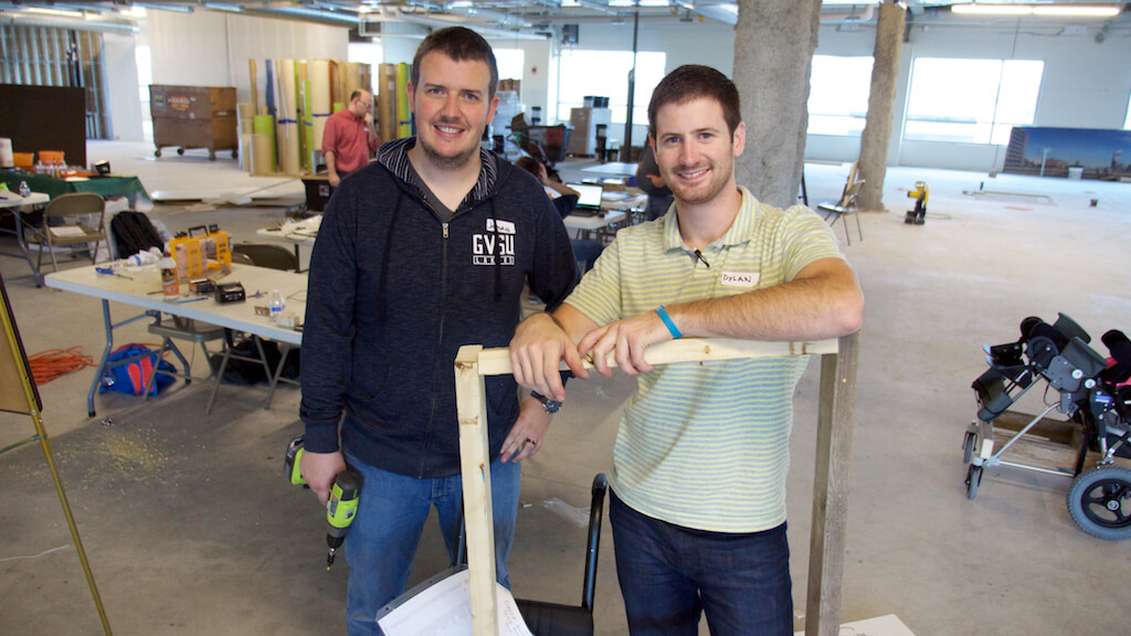 Engineering students design costumes.