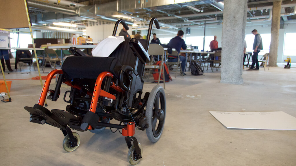 Engineering students design costumes.