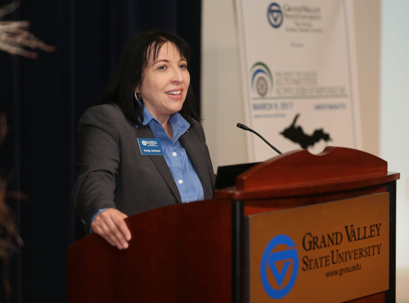 Sonja Johnson, executive director of the Van Andel Global Trade Center in the Seidman College of Business at Grand Valley State University.