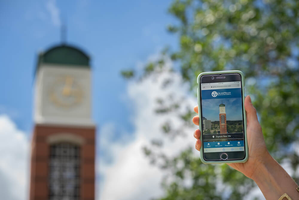 VisiTOUR features a virtual tour guide who will lead guests through an on-campus visit using 360-degree images, videos, audio and text, to highlight each stop on the tour.