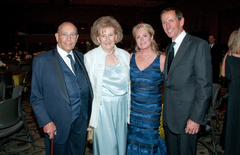 From left, Rich DeVos, Helen DeVos, Pamella DeVos, Dan DeVos