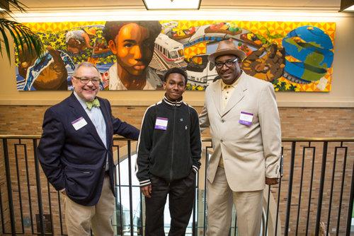 From left, Henry Matthews, Noah Robinson, and Hubert Massey