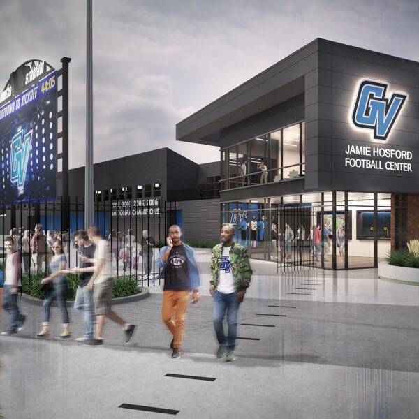 rendering of expansion plans for football center