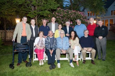 Former University Club presidents are pictured; back row, from left, Ronald VanSteeland, Fred Bevis, Scott Richardson, Dan Balfour, Ester Burns, Jim Thompson, Mick Doxey, Martin Burg, John Klein; front row, from left, Carrie Corbin, Carl Arendsen, John Te