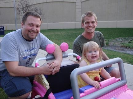 From left, Jake Hall, Madison Riemersma and Phil DeJonge
