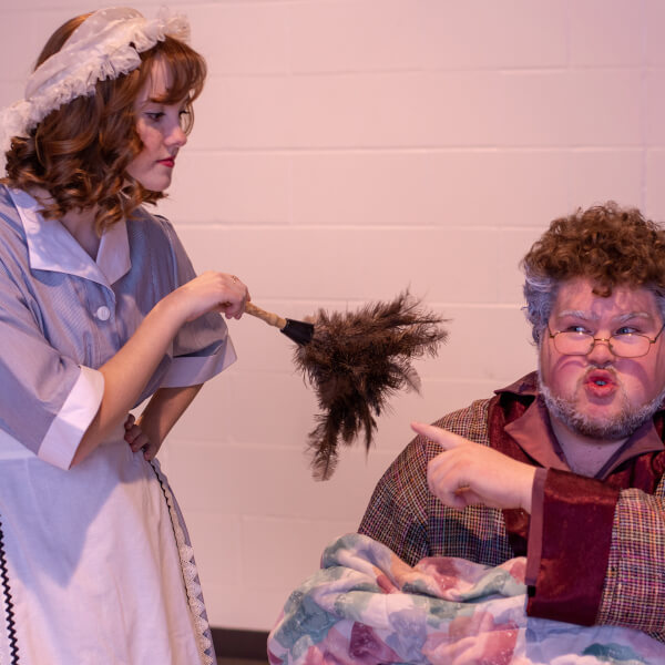 two actors in a scene