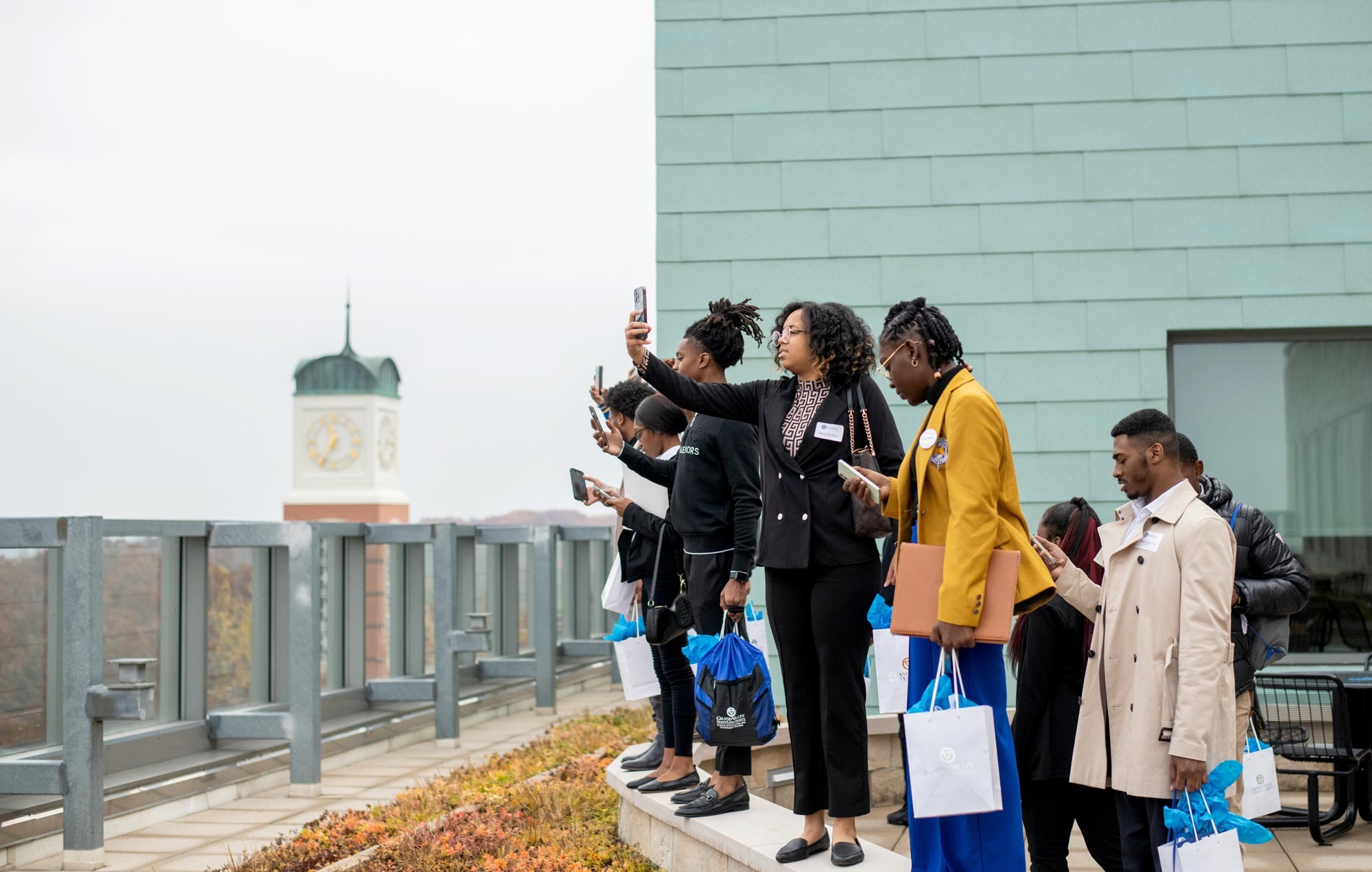 HBCU students from consortium tour campuses, learn about graduate