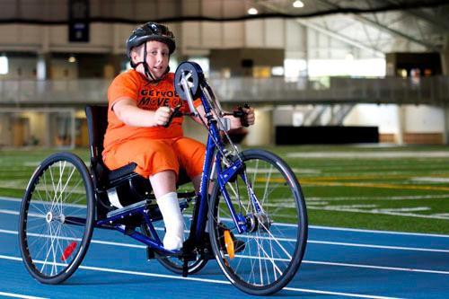 The Wheelchair Sports Camp continues through August 2.