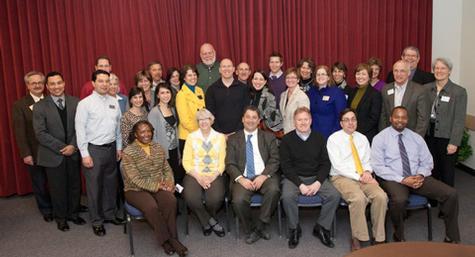 Pictured are participants in University Leadership 2012, a seven-week program sponsored by Human Resources. Photo by Elizabeth Lienau