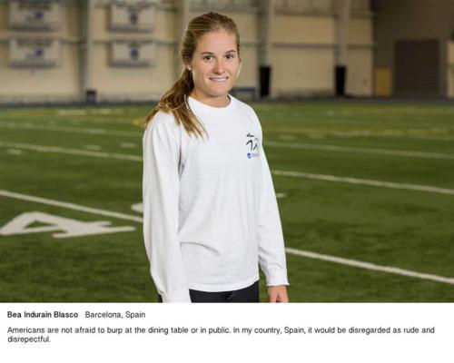 International students featured in a photo gallery discuss their transition to American life.