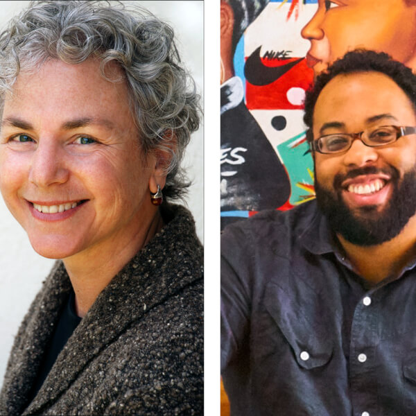 Ellen Bass and Kevin Young.