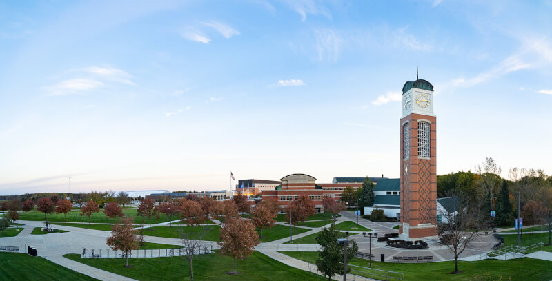 campus featuring Cook Carillon Tower