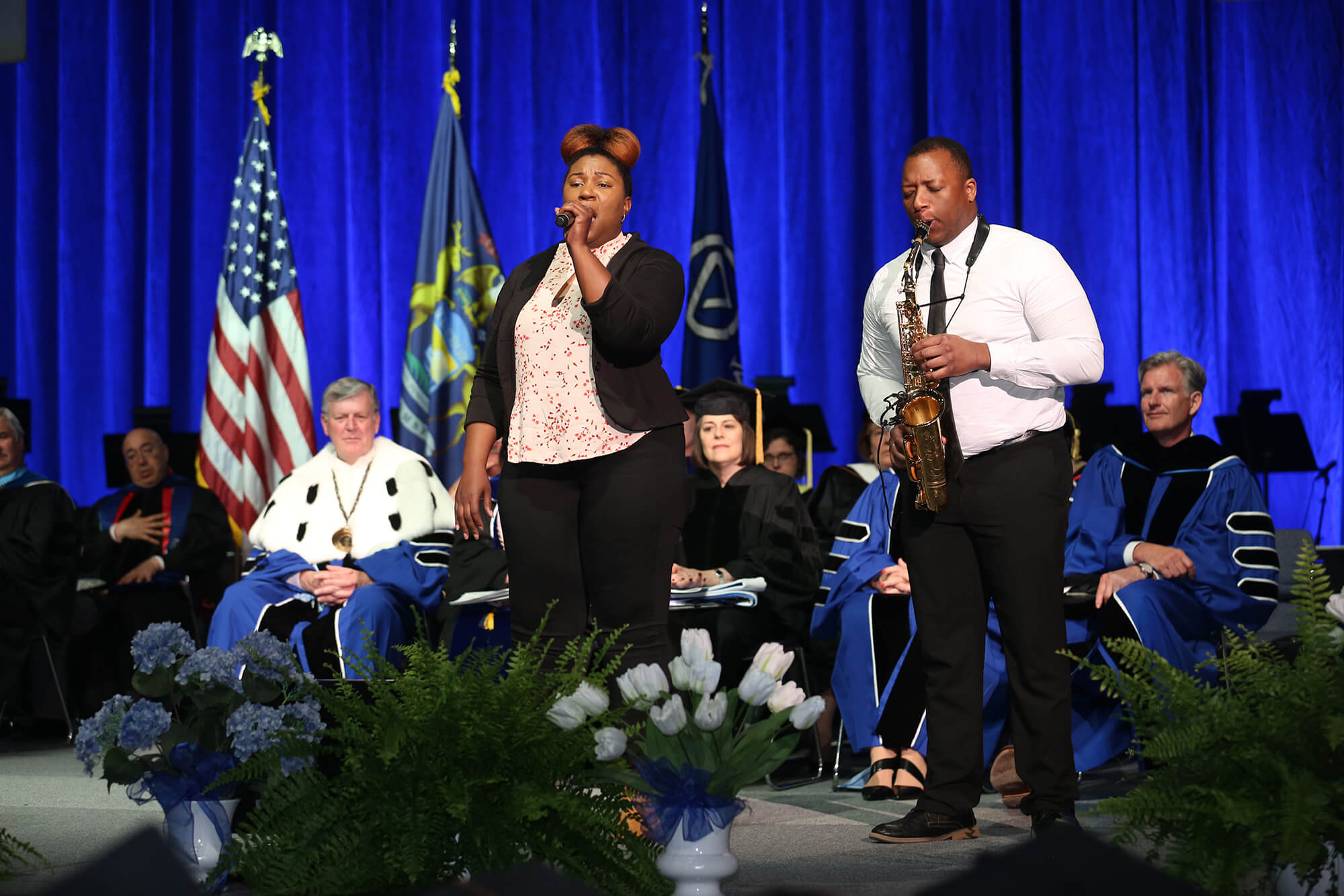 musician perform on stage