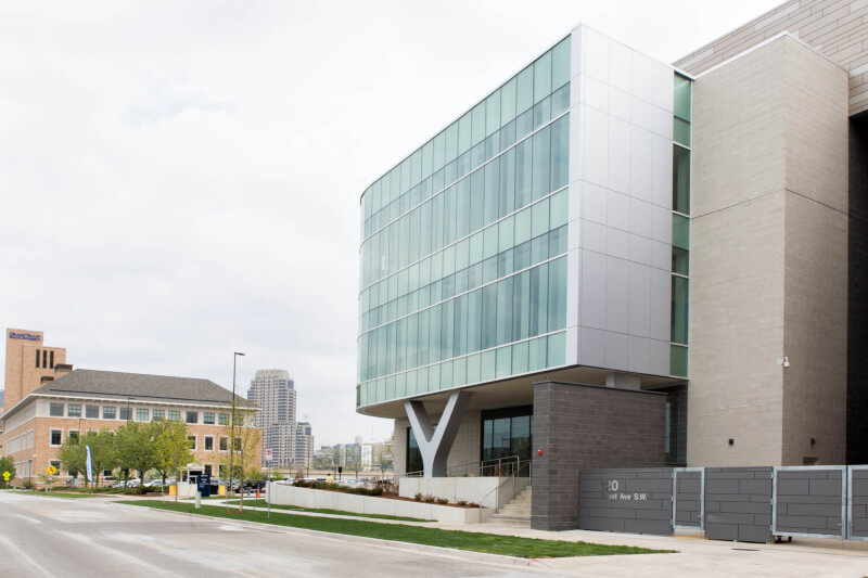 The John G. Russell Leadership Center opened April 28 on Grand Valley's Pew Grand Rapids Campus. 