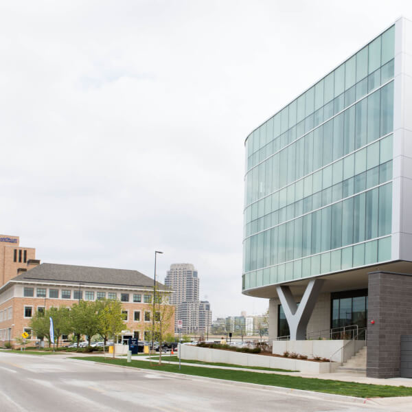 The John G. Russell Leadership Center opened April 28 on Grand Valley's Pew Grand Rapids Campus. 