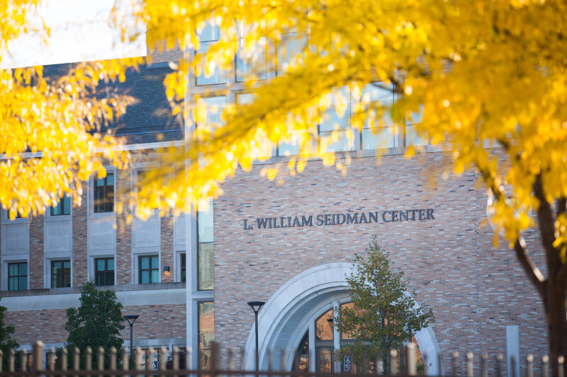 photo of Seidman Center in the fall