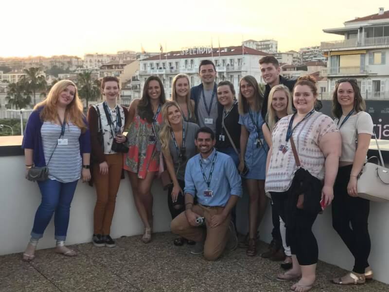 GVSU students are spending two weeks in France working at the Cannes International Film Festival.