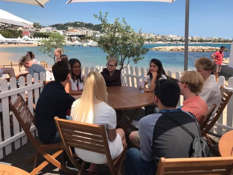 GVSU students are working at the Cannes International Film Festival in France.