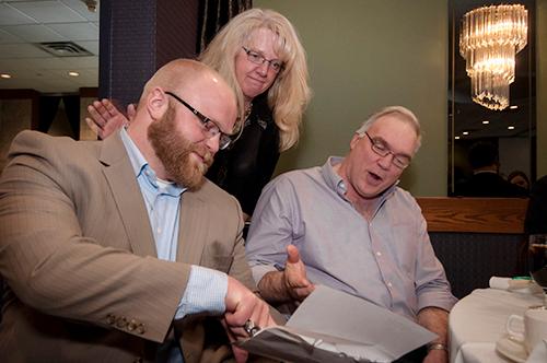 Alex Gilde learns his residency match.