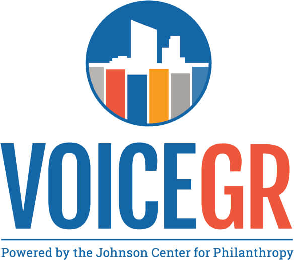 A Voice GR logo