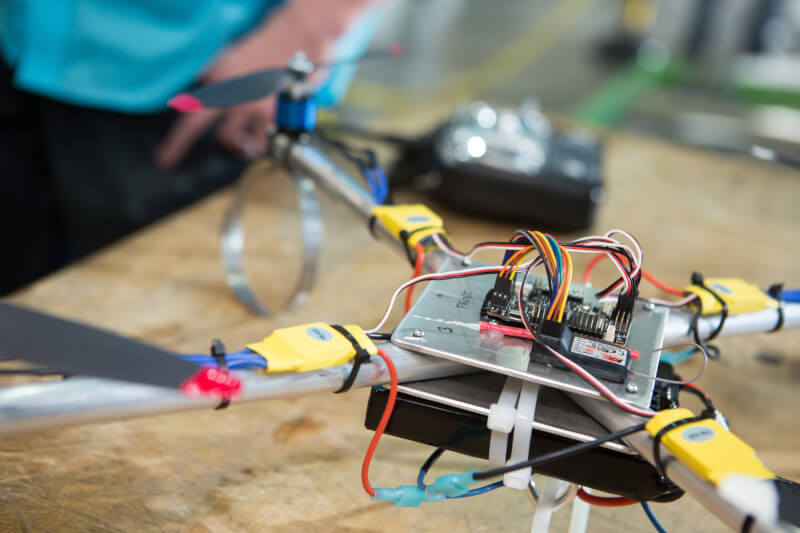 A photo of a student project. 