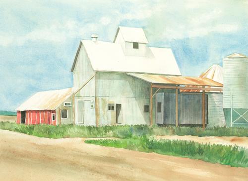 'Building with Mixed Media,' by Lorelle Otis Thomas