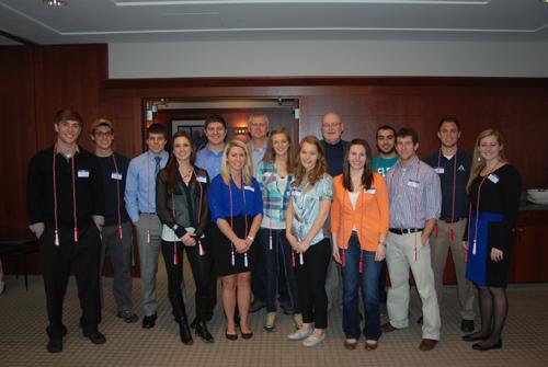 Pictured are graduates who earned top honors from the Biomedical Sciences department.